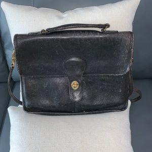 Vintage coach mini briefcase